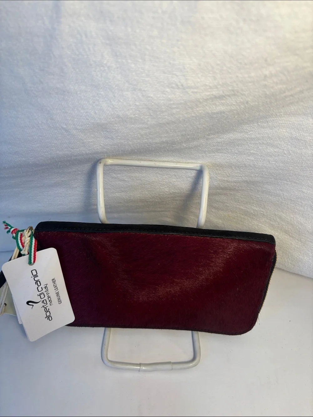 Alberta Di Canio Zip Around Leather Wallet